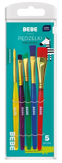 Pedzelki akrylowe 5 szt. BB KIDS_5902277327765.jpg