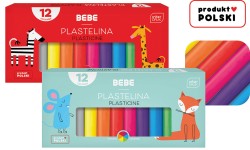 Plastelina Interdruk BEBE Kids 12 kolorów