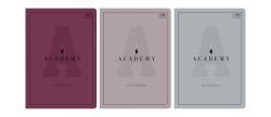 Zeszyt A4 Interdruk Academy 60 kartkowy w szerokie linie - różne kolory okładek