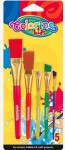 Zestaw pędzli szkolnych Colorino Jumbo - 5 sztuk