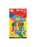 Kredki ołówkowe grube COLORINO Kids Jumbo - 6 kolorów