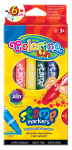 Pisaki (flamastry) dwustronne COLORINO Kids Stamp (z pieczątkami) - 6 kolorów