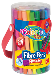 Pisaki (flamastry) COLORINO Kids - DUŻA PACZKA - 50 sztuk