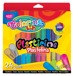 Plastelina okrągła COLORINO 24 kolory