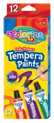 Farby tempera COLORINO Kids w tubach 12 kolorów - 12 ml