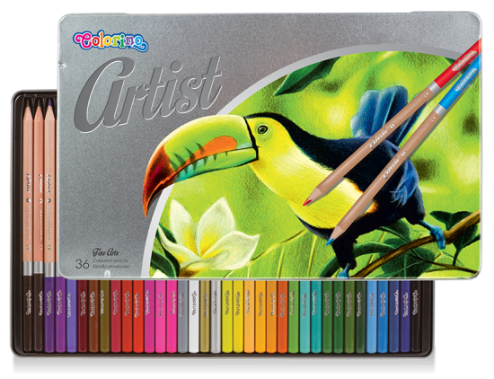 kredki artystyczne colorino artist 36 kolorów w metalowym pudełku.png