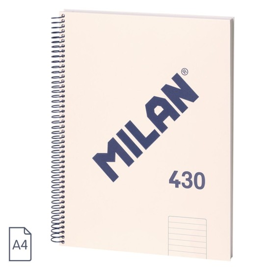 zeszyt na spirali milan A4 w linie_beżowy.jpg