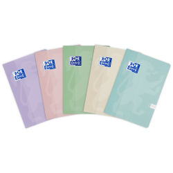 Zeszyt A5 Oxford Touch Pastel 16-kartkowy w wąskie kolorowe linie