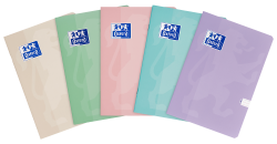 Zeszyt A5 Oxford Touch Pastel 32-kartkowy w wąskie kolorowe linie