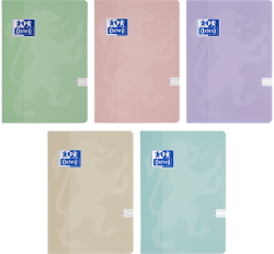 Zeszyt A5 Oxford Touch Pastel 32-kartkowy w szerokie linie