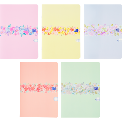 Zeszyt A4 Oxford Flowers 60-kartkowy w kratkę