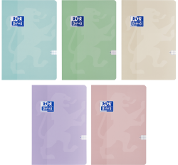 Brulion B5 Oxford Touch Pastel 60-kartkowy w kratkę w półtwardej oprawie