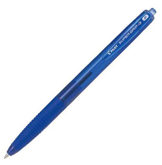 długopis pilot super grip G automatyczny F niebieski.JPG