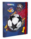 Teczka skrzydłowa Colorino Football League z gumką 3,5 cm - Piłka nożna