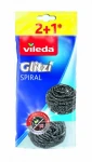 Zmywak kuchenny stalowy Vileda Glitzi Spiral INOX 2+1 gratis