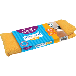 Ścierka do podłogi z mikrofibry XXL Gosia 50 x 60 cm - żółta