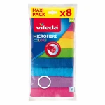Ściereczka uniwersalna z mikrofibry Vileda Colors 30 x 30 cm - 8 sztuk