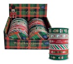 Wstążka rypsowa do pakownia prezentów Interdruk Christmas 1,5cm x 3m - różne wzory