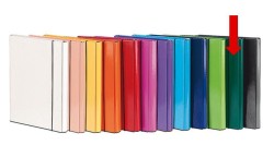 Teczka skrzydłowa Pastello z gumką 2cm - ciemno zielona