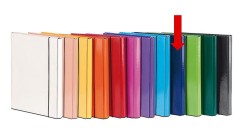 Teczka skrzydłowa Pastello z gumką 2cm - granatowa (ciemno niebieska)