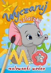 Malowanka wodna dla dzieci "Wyczaruj" A4  - Szlaczki