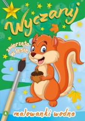 Malowanka wodna dla dzieci "Wyczaruj" A4  - Zwierzęta w lesie