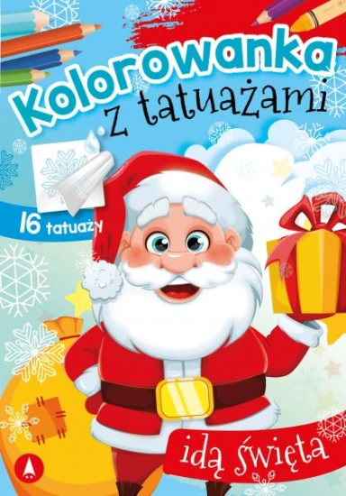 kolorowanka z tatuażami idą święta.jpg