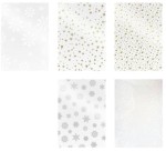 Celofan transparentny (folia do pakowania) w rolce z nadrukiem 500 x 70 cm - różne wzory