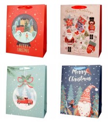 Torebka prezentowa świąteczna Incood 18 x 23 x 10 cm - różne wzory