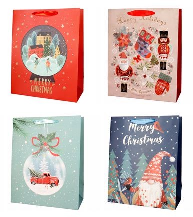 torebka z nadrukiem bożonarodzeniowym 0071-0566_MIX WZORÓW.JPG