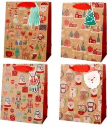 Torebka prezentowa świąteczna Incood 32 x 42 x 12 cm - różne wzory
