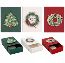 Świąteczne pudełka na prezent Incood - 7,5 x 3,5 x 10 cm - 3 sztuki