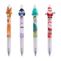 Długopis wymazywalny Happy Color Xmas1 niebieski - różne wzory bożonarodzeniowe