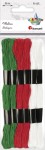 Mulina / włóczka Titanum Craft-Fun Series XMAS - zestaw 3 kolorów
