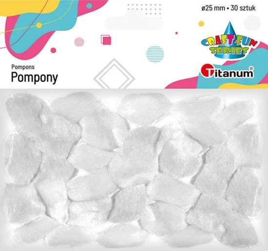 pompony o średnicy 25mm 30 sztuk białe.jpeg