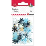 Konfetti Titanum Craft-Fun Series - Boże Narodzenie 12mm 10g - płatki śniegu