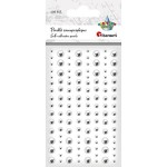 Perełki samoprzylepne Craft-Fun Series ∅6/5/4/3mm - 120 sztuk - srebrne