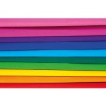 Bibuła marszczona 50x200cm - mix kolorów tęcza (zestaw 10 sztuk)