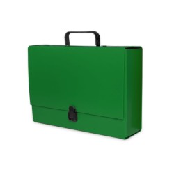 Teczka z rączką A4 Pastello 9cm - zielona