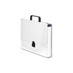 Teczka z rączką A4 Pastello 4cm - biała