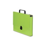 Teczka z rączką A4 Pastello 4cm - jasno zielona