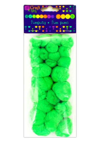 pompony akrylowe mix 2,5-4cm jasno zielone.PNG