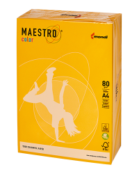 Papier ksero A4 MAESTRO® color 80g 500 arkuszy IG50 - ŻÓŁĆ SIARKOWA / MUSZTARDOWY (MUSTARD)