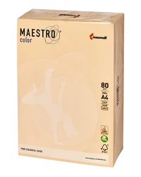 Papier ksero A4 MAESTRO® color 80g 500 arkuszy BE66 - WANILIOWY (VANILLA)