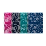 Kołozeszyt A5 Oxford Romance 60-kartkowy w kratkę