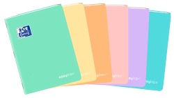 Zeszyt A4 Oxford PP Easybook Pastel 60-kartkowy w kratkę