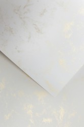 Karton ozdobny Galeria Papieru A4 220g - 20 arkuszy - marmur złoty