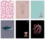 Zeszyt A4 Interdruk 32-kartkowy w szerokie linie - różne wzory okładek