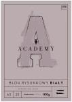 Blok rysunkowy A3 100g Interdruk Academy - biały - 20 arkuszy