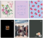 Kołozeszyt A4 Interdruk 80-kartkowy w kratkę - różne wzory okładek